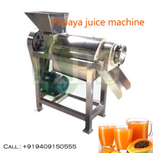 papaya juice machine